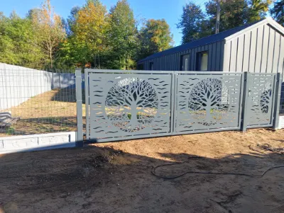 brama wraz z montazem wykonana przez firme jar-bet ogrodzenia betonowe